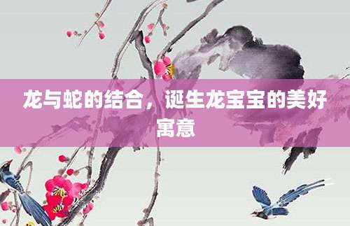 龙与蛇的结合，诞生龙宝宝的美好寓意