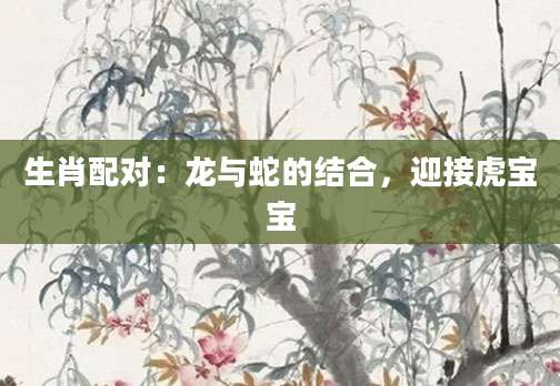 生肖配对：龙与蛇的结合，迎接虎宝宝
