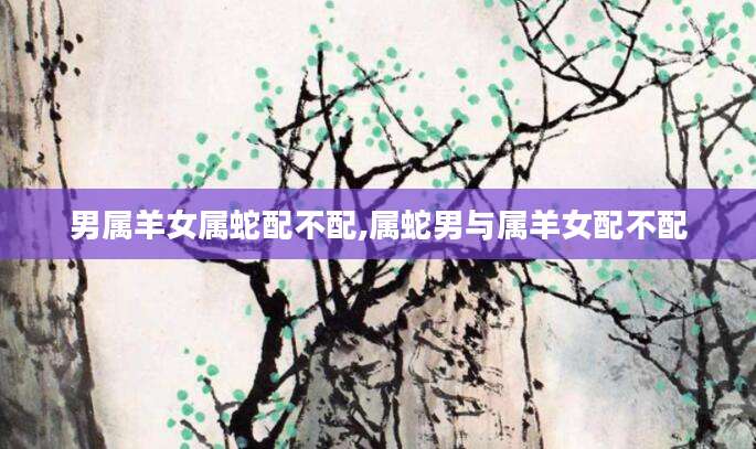 男属羊女属蛇配不配,属蛇男与属羊女配不配