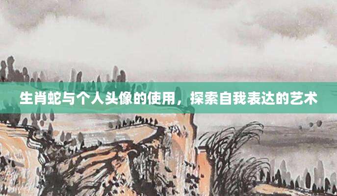 生肖蛇与个人头像的使用，探索自我表达的艺术