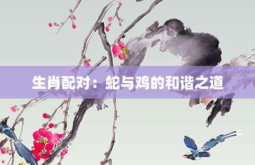 生肖配对：蛇与鸡的和谐之道