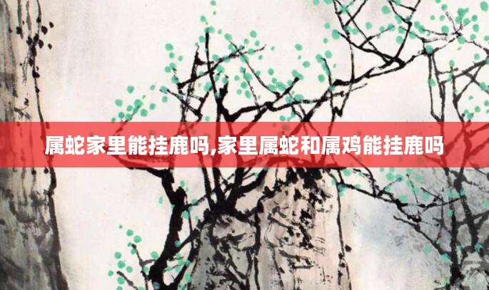 属蛇家里能挂鹿吗,家里属蛇和属鸡能挂鹿吗