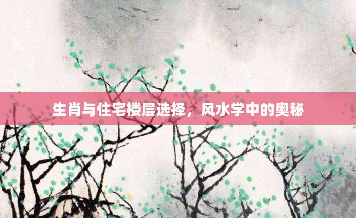 生肖与住宅楼层选择，风水学中的奥秘