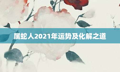 属蛇人2021年运势及化解之道