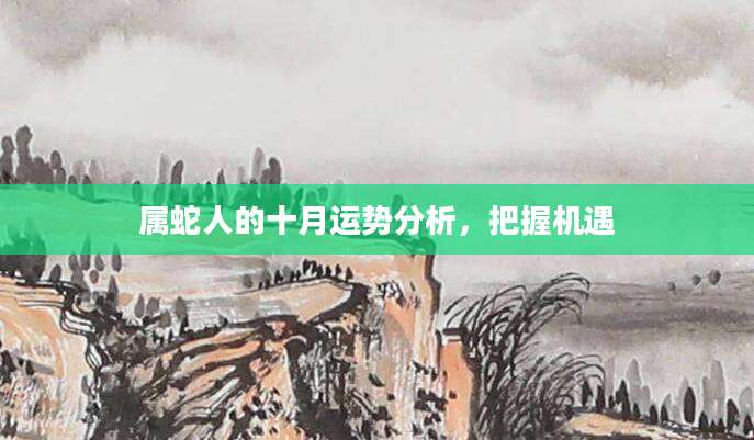 属蛇人的十月运势分析，把握机遇