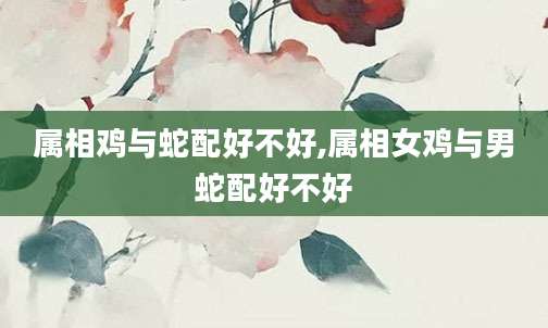 属相鸡与蛇配好不好,属相女鸡与男蛇配好不好