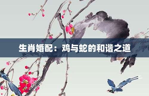 生肖婚配：鸡与蛇的和谐之道